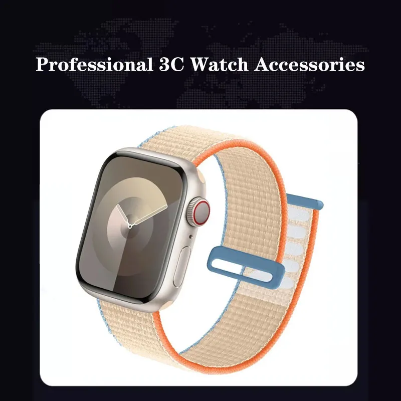 Nylon velcro Strap For Apple Watch Band Ultra SE 38MM