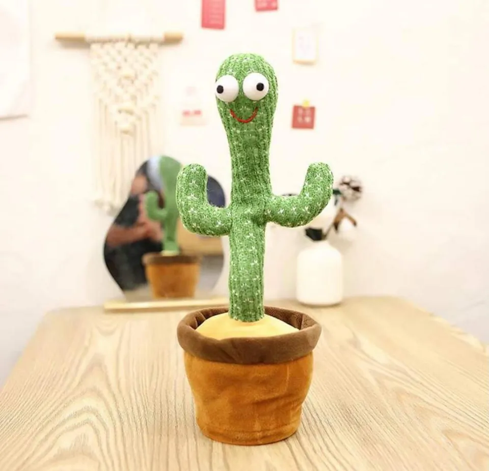 Dancing Cactus Toy - Talking, Moving & Singing Plant Plush for Baby  Toddlers - Mimics & Repeats Sounds - 120 Songs with LED Flashing Lights -  Rechargeable Interactive Electronic Toy for Kids | Daraz.lk