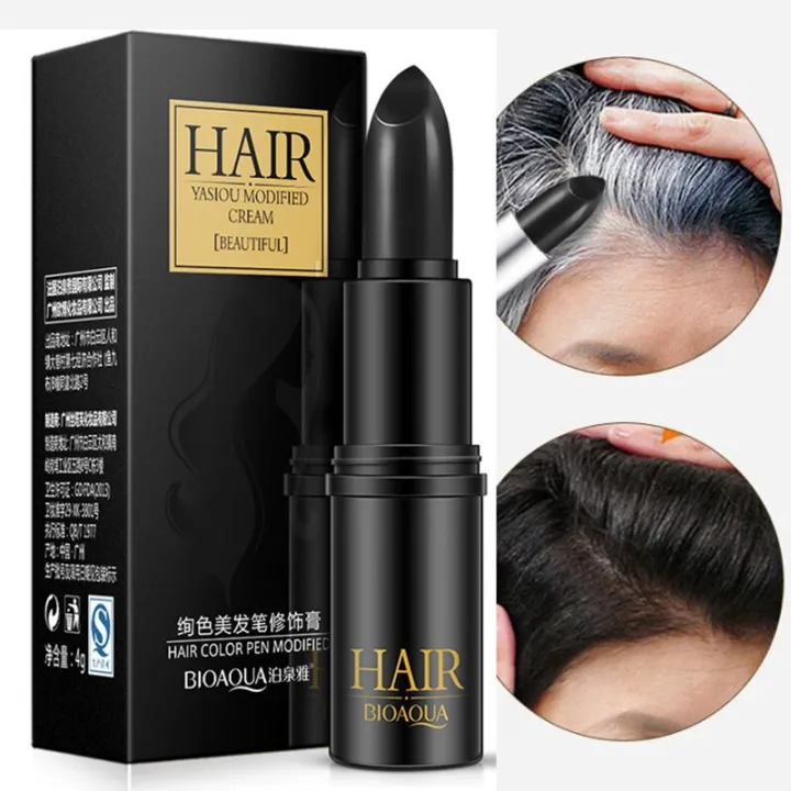 Temporary Hair Dye Cream Cover White Hair Touch Up Hair Color Pen Mild Fast One-off Hair Color Pen