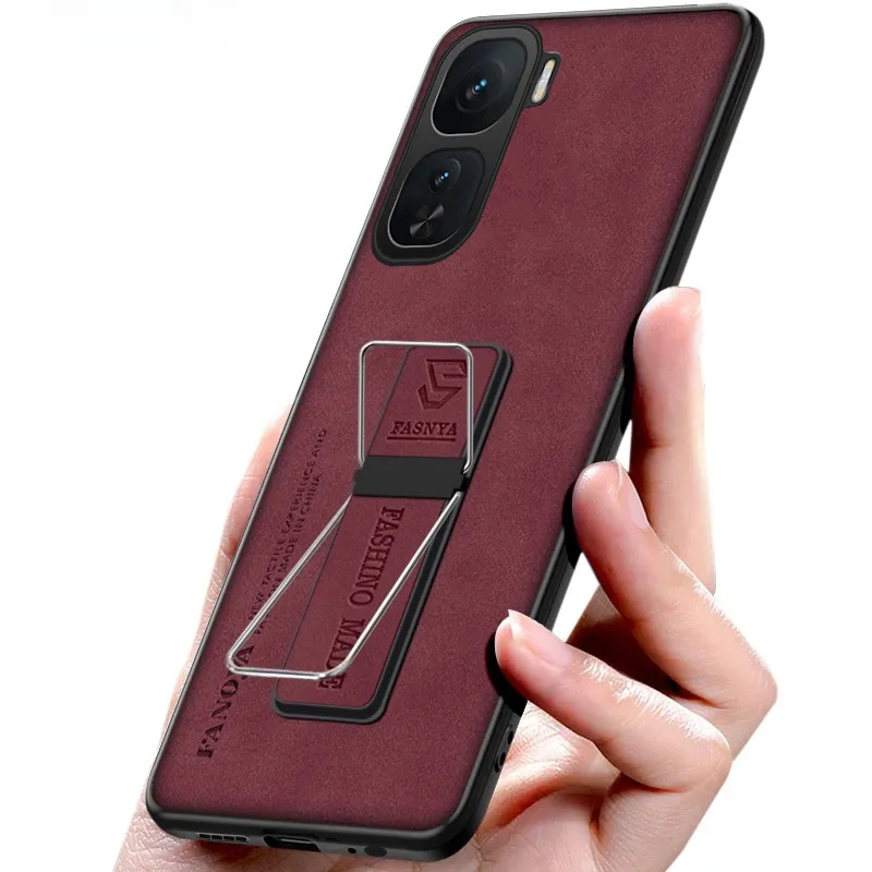 Custodia in Pelle PU a Righe Compatibile con Vivo iQOO Neo 10 5G
