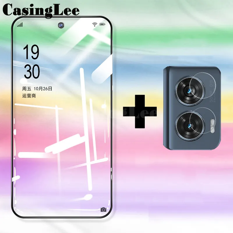 Pieces) Moto G85 Screen Protector Tempered Glass Camera Lens