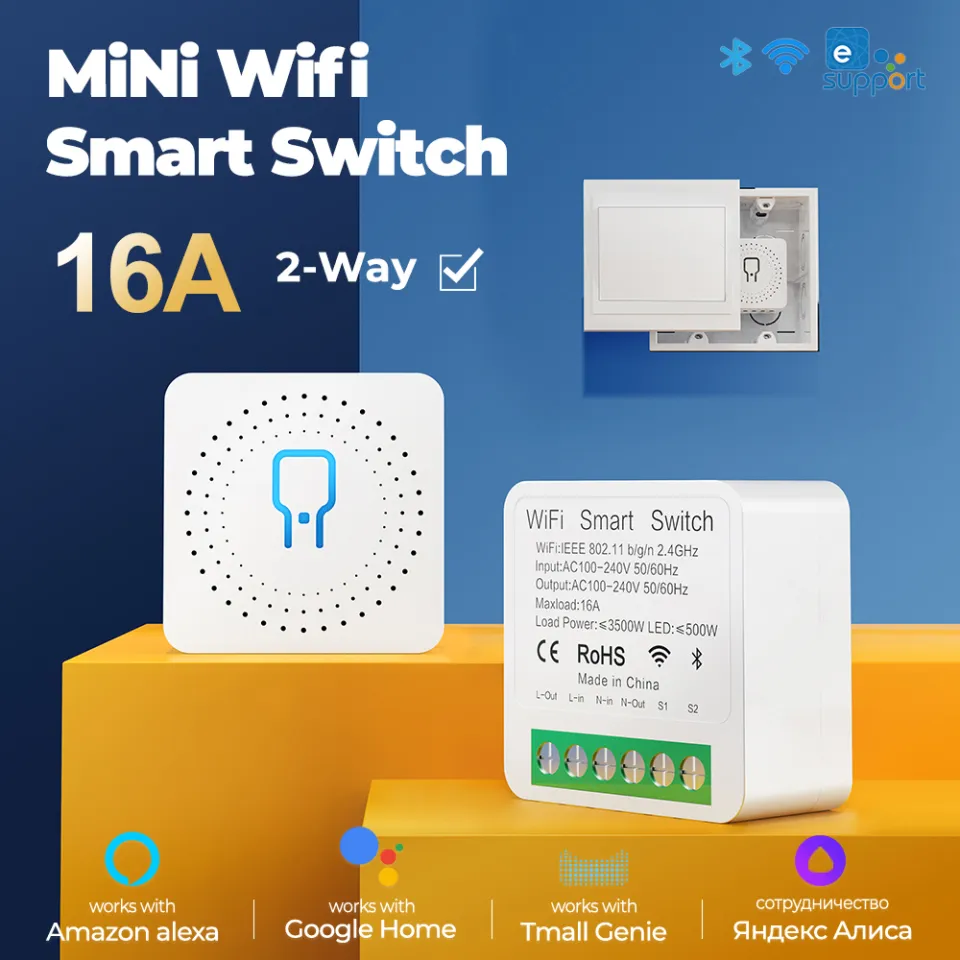 ROVF EWeLink Wifi Smart Switches Mini Light Switch- 16A Way