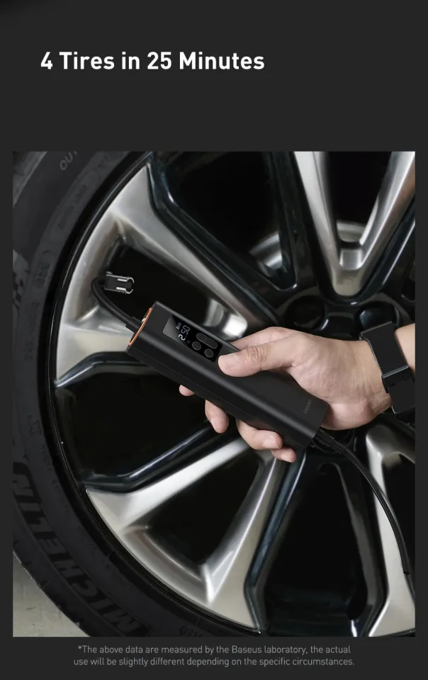 Cordless and DC Powered Portable Tire Inflator