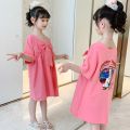 Girl Dress Kids Baby Clothes 2023 New Arrive Spring Summer Short Sleeve Princess Casual Long Style School Uniform Dresses Children for 4 5 6 7 8 9 10 11 12 13 14 Years.