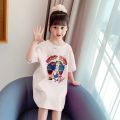 Girl Dress Kids Baby Clothes 2023 New Arrive Spring Summer Short Sleeve Princess Casual Long Style School Uniform Dresses Children for 4 5 6 7 8 9 10 11 12 13 14 Years.