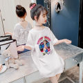 Girl Dress Kids Baby Clothes 2023 New Arrive Spring Summer Short Sleeve Princess Casual Long Style School Uniform Dresses Children for 4 5 6 7 8 9 10 11 12 13 14 Years.