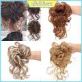 COD Remy Synthetic fluffy curly hair women's elastic wig brown and black hair clip. 