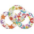 Intex 59230 / 59241 Recreation 20/24 Inch Lively Print Swim Ring Summer Fun Float Inflatable For Kids Baby Swimming Pool Ring Tube 3+ year age. 
