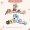 DIY Hair Clip Stickers with 10 Cute Charm Ingredients. 