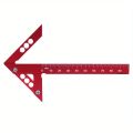 Center Finder Woodworking Square 45/90 Degree Right Angle Line Gauge Aluminum Center Scribe Carpenter Ruler Wood Measuring Tool.