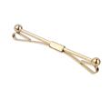 Women Men Necktie Shirt Tie Collar Pin Tie Clip Clasp Bar Head Brooch. 