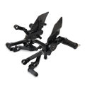 Motorcycle Carbon Fiber Adjustable Footrests Rear Set Footpeg Rearset Foot Peg Pedal For PANIGALE V4 Panigale V4S 2025.