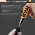 ⚡ Non-Contact Voltage Tester Pen Battery Operated | Rust-Resistant | Bright LED Display | AC/DC Detection.