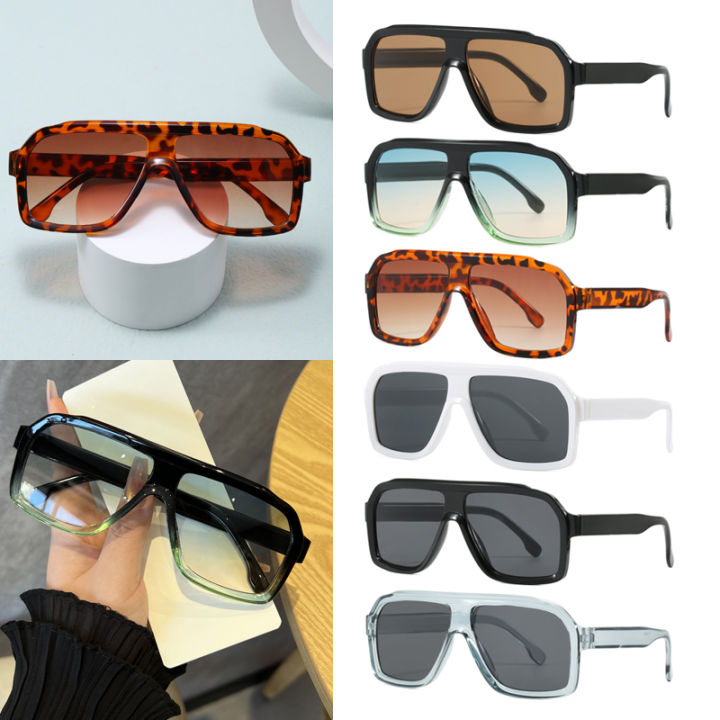 Hiking%201pcs%20Oversized%20Square%20Anti%20Light%20Glasses%20Women%20Men%20Thick%20Frame%20Brand%20Eyewear%20Female%20Fashion%20Chic%20Polygon%20Black%20Shades%20-%20Image%202