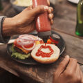 3/6oz Leak-proof Squeeze Bottle With Scale Kitchen Salad Sauce Set Portable Squeeze Oil Bottle Spicy Container Outdoor Picnic. 
