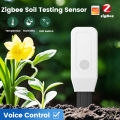 Soil Moisture Meter Zigbee Humidity Sensor Pots Plant Flowerpot Hygrometer Thermometer Water Indicator For Automatic Irrigation. 
