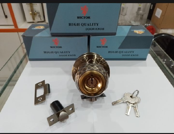 round door lock , cyber Lock , round knob Lock , round lever handle knob with keys Lock for door