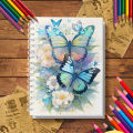 1 Pc Butterfly Theme  Coloring Book, Thick Paper Quality, Warm Hearted. 