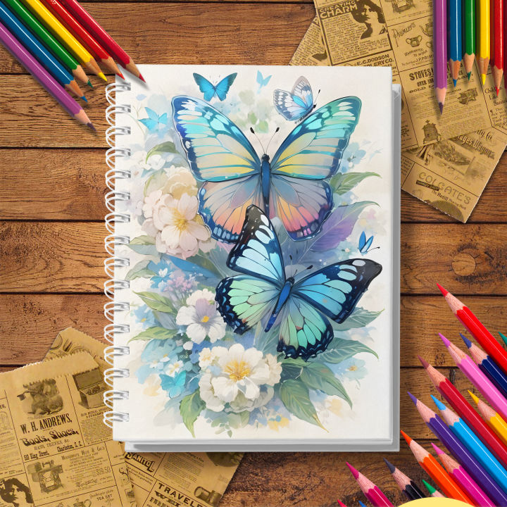 1%20Pc%20Butterfly%20Theme%20%20Coloring%20Book,%20Thick%20Paper%20Quality,%20Warm%20Hearted%20-%20Image%202