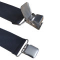 Suspenders for Men Work Heavy Duty Big and Tall 3.5cm Wide X Back with 4 Strong Clips Adjustable Elastic Trouser Braces Straps. 
