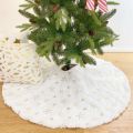 High-Quality Creative Christmas Tree Skirt 38/40cm Christmas Trees Foot Carpet Skirts Mat New Year Home Party Supplies.