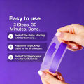 Purple Teeth Strips Brighten Tooth Remove Plaque Stain Cleaning Oral Hygiene Reduce Sensitivity Bleaching Dental Tools.
