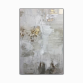 Luxury Handmade Abstract Oil Painting Wall Art  Modern Minimalist Thick Texture Canvas Mural for Living Room Decor Frameless Des. 