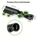 Golf Push Cart Umbrella Holder 180°Adjustable, Universal Fit with Heavy-Duty Clamp Windproof Umbrella Mount for Mobility Scooter. 