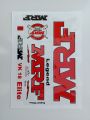 New 3D 2024 Latest MRF Legend Red Edition Top Quality Cricket Bat Sticker For Professional Players. 