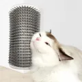 1PC Cat Self Groomer Wall Corner Massage Comb Grooming Brush Soft Rubber Bristles Kitten Massager Tool Fit Flat Corner Hand Hold. 