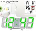 Creative 3d Stereo Mini Clock Led Digital Clock Wall Clock Desk Desk Clock Alarm Clock Living Room Clock Diy. 