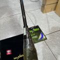 MAXBOLT BLACK WOVEN Limited Edition Badminton Racket with cover.