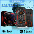 AIBOMAN Video Card GTX1660Ti 6GB GDDR6 192Bit 1530MHz GPU PCI-E 3.0 HDMI DP DVI Output Gaming Graphics Cards.