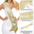 Glitter Birthday Princess Sash Birthday Sashes for Girls Women 16th 18th 21st 30th 40th Happy Birthday Party Decoration Supplies. 