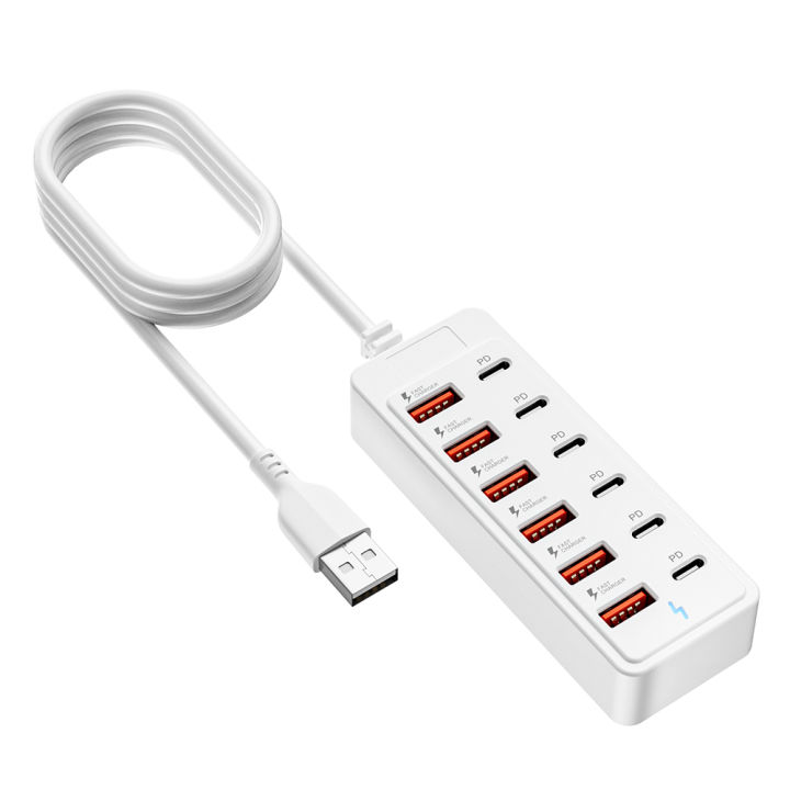 12%20IN1%20Power%20Strip%20Multi%20Port%20USB%20Charger%20Station%20Wall%20Desktop%20Power%20Adapter%20USB%20Type%20C%20Fast%20Charging%20Charger%20For%20iPhone%20%20-%20Image%207