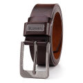 【LEON＇S】 Buckle  Leather Casual Jeans Belt Men High Quality Retro Luxury Male Strap Cintos 3 Colors 2023 NEW. 
