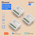 GIRIER Tuya Smart ZigBee/Wi-Fi RF433 Curtain Switch Module for Electric Roller Shutter Blind Motor 1/2CH Works Alexa Hey . 