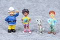 12Pcs/set Fireman Sam Cartoon Anime Fire Fighting Figure Model PVC Doll Toys Boy Girl Toy For Kids Birthday Xmas . 