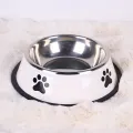 1PC Stainless Steel Pet Bowl Cat Bowl Dog Food Bowl Multi-Specification Anti-fall Food Bowl Food Bowl Feeding Pet Supplies. 