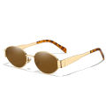 New Sunglasses For Women And Men Sun Glasses Alloy Oval Eyewear. 