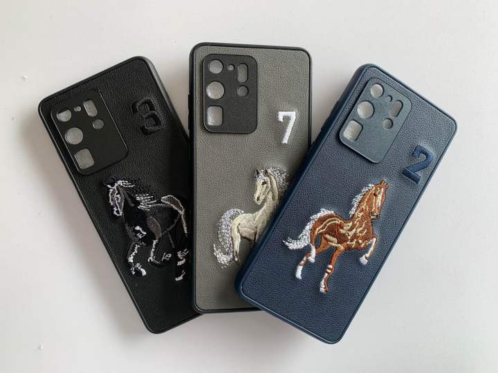Samsung S20 Ultra Embroidered POLO Back Cover