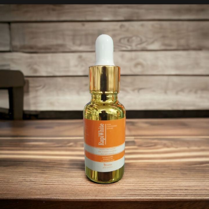 Rapi White Skin lightening Serum with Glutathione, Vitamin C and hyaluronic acid