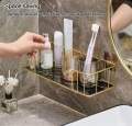 Washroom storage and cosmetics storage tray. 