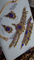 Afghani Jewellery Set Blue Golden Turkish Jewllery. 