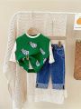 New Spring Clothing for Girls, Korean-Style Bottoming Shirts for Small and Medium-Sized Children, Stylish Vests for Baby Girls.