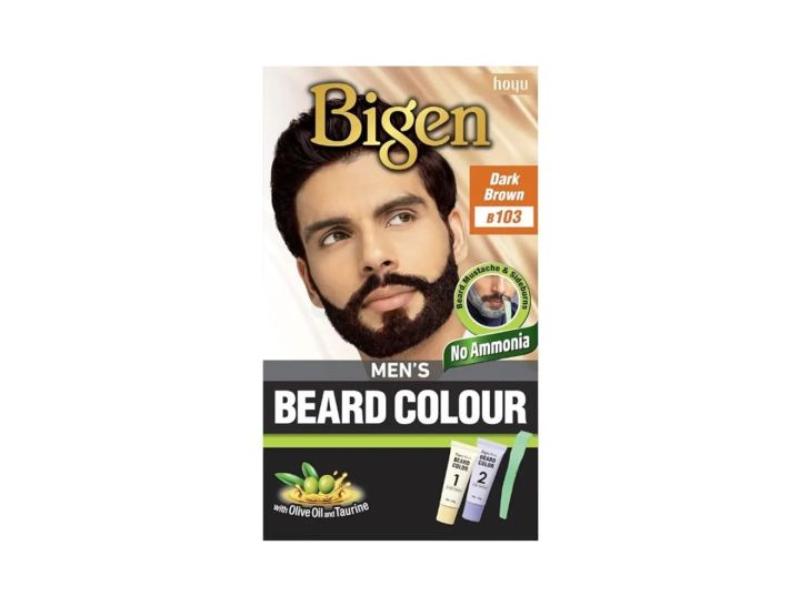 Bigen Men's Beard Coloring Dark Brown B103