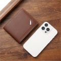 Slim Wallets for Men Rfid Blocking Money Clip Men's Youth Luxury Short Leather Card Holder Thin Minimalist Bifold Man Wallet. 