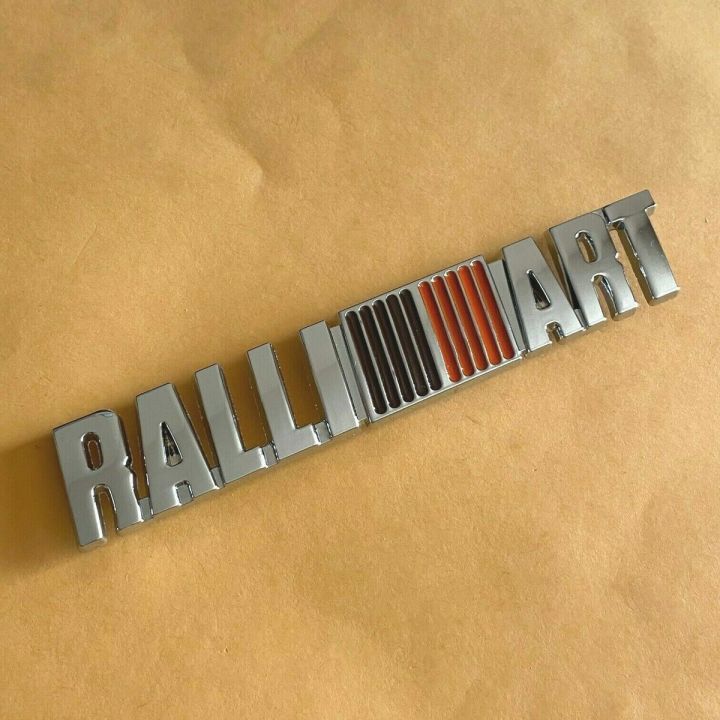 Car Styling 3D Metal Ralliart Badge Emblem Sticker For Mitsubishi