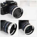 37/39/40.5/43/46/49/52/55/58/62mm Metal Hollow Camera Lens Hood for Fuji  Pentax  Olympus  Hollow out Lens Hood. 