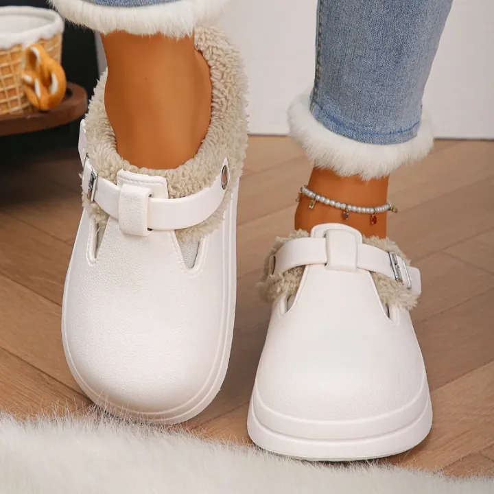Waterproof%20Eva%20Furry%20Mules%20Slippers%20Women%202025%20Winter%20Metal%20Buckle%20Warm%20Plush%20Slippers%20Soft%20Thick%20Bottom%20Non%20Slip%20Indoor%20Slides%20-%20Image%205